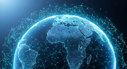 Global Digital Network Connecting Continents Seamless Connectivity Across the World