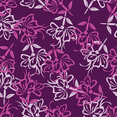 Fototapeta premium seamless floral pattern