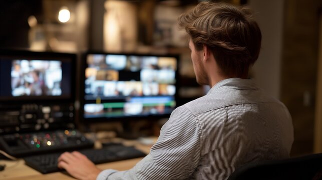 A nonprofit volunteer livestreaming a charity event, showing behind-the-scenes coordination and fundraising updates as supporters tune in and donate live — social impact broadcasting, community