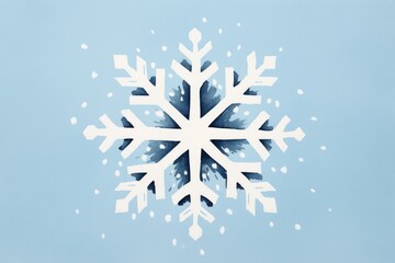 Fototapeta premium Snowflake celebration creativity decoration.
