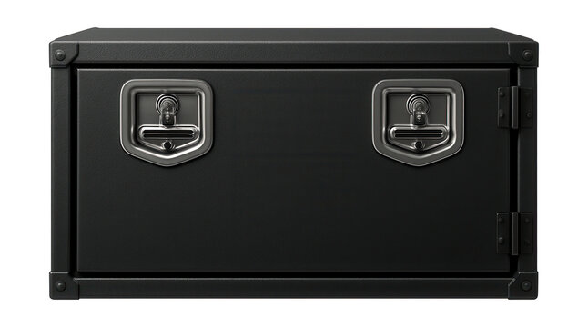 Steel underbody toolbox with a corrosion-resistant finish.