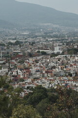Fototapeta premium Latin American city of Morelia seen from the south