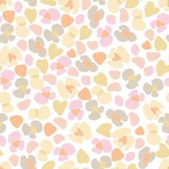 Leopard cheetah skin vector seamless pattern abstract animal print modern design