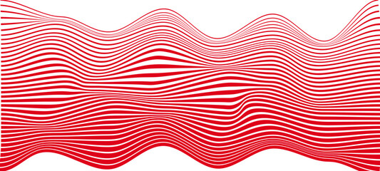 abstract red background with lines