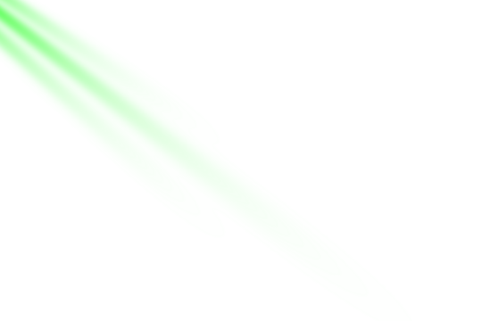 Abstract green light streaks