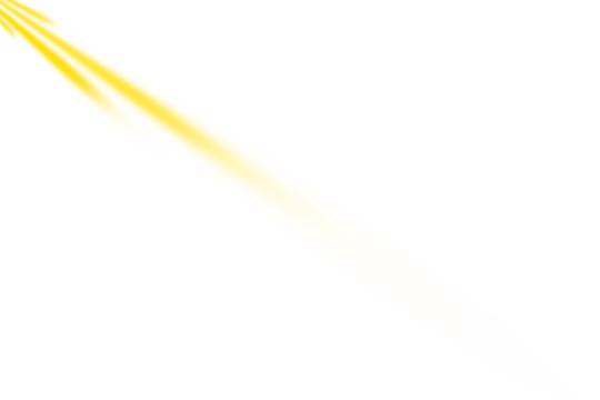 Abstract golden light streak