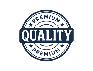 Obraz premium Vintage premium quality seal with stars and circular design