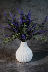 lavender in vase