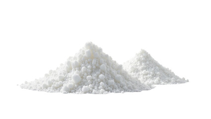 A pile of fresh snow sitting on a clean surface, perfect for winter scenes or cold weather themes