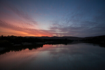 Sunset at the lake
