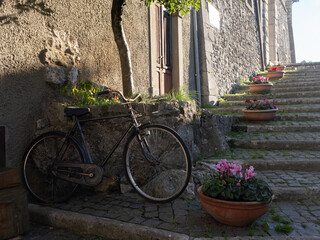dolce scorcio di Capranica prenestina, in provincia di Roma