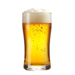 Glass of beer isolated 