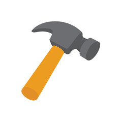 Claw hammer, perfect for construction, diy, handyman, tools, home improvement, repair, and woodworking projects