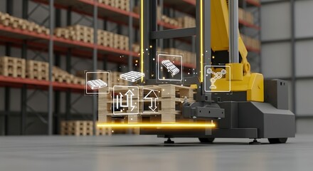 Automated Warehouse Pallet Management AI-Driven Efficiency