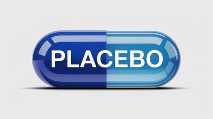 A Placebo capsule that represents a medical and scientific concept