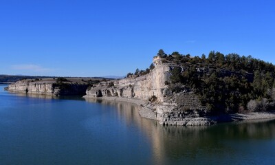 Cliff next to waters edge