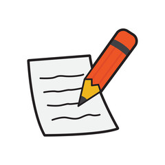 Pencil writing on lined paper, suitable for educational, stationery, and writing themed design projects, such as worksheets, posters, and presentations