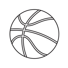 basketball line art illustration