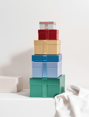 Luxury Stacked Gift Boxes – Elegant Premium Packaging Design