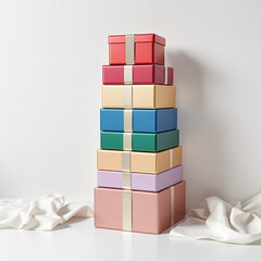 Luxury Stacked Gift Boxes – Elegant Premium Packaging Design