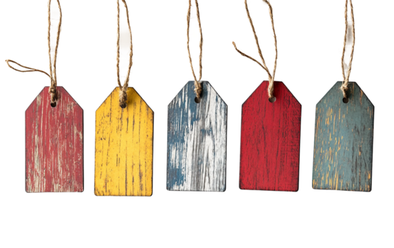 Festive holiday decorations adorned with Cyber Monday sale tags creating a cheerful and modern seasonal shopping scene isolated on transparent background PNG