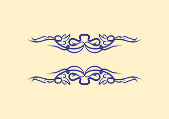 Minimalist Decorative Line Art Border