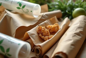 Biodegradable Packaging Solutions Plant-Based Alternatives Diverse Options Fresh Materials