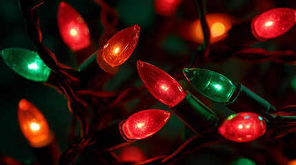 colorful christmas balls