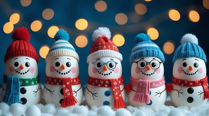 "Cozy Winter Egg Companions"