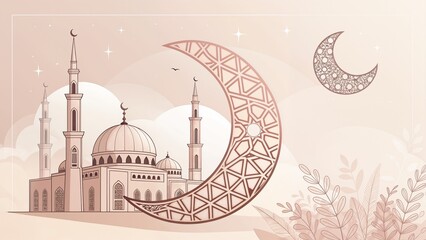 Minimal Modern Islamic Social Media Template