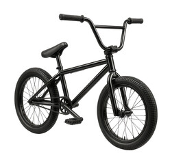 Fototapeta premium Freestyle BMX bike featuring a sturdy frame design and reinforced dropouts.