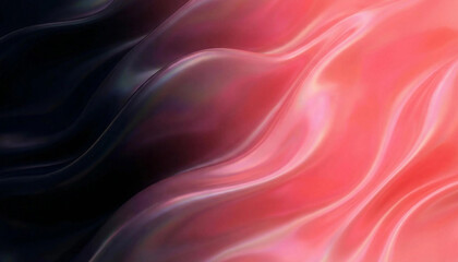 Obraz premium 검은색과 분홍색의 유려한 흐름