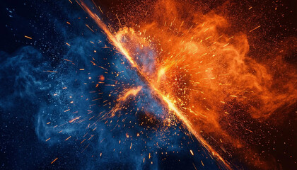 Fototapeta premium 두 세계의 경계