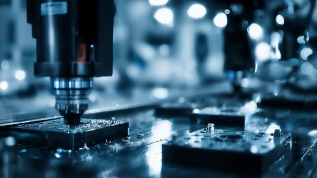 Medium shot featuring predictive machine learning models processing historical metal data to forecast potential weaknesses before manufacturing.