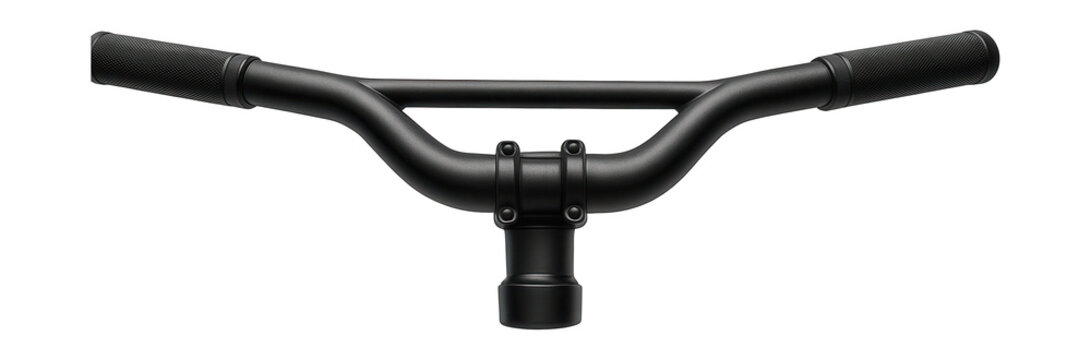 Durable mountain bike handlebar with a wide stance and strong crossbar.