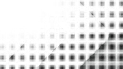 Abstract monochrome halftone layered arrow background with soft dotted shading forming modern directional geometric shapes for tech, business, and corporate design