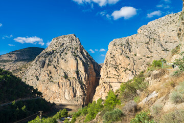 El Caminito del Rey walkway in Spain
