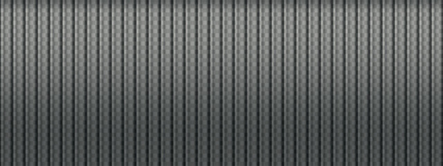 Obraz premium Gradient texture of ribbed glass. Effect of lined corrugated acrylic glass window isolated on transparent background