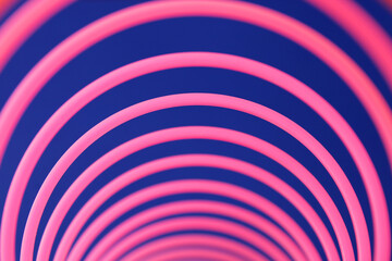 Background made with a circular spring