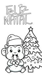 Cute Holiday Animals Clipart | Animais Fofos de Natal PNG