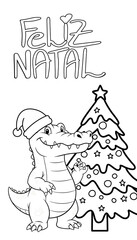 Cute Holiday Animals Clipart | Animais Fofos de Natal PNG
