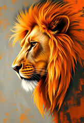 lion portrait