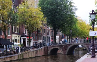 canal in amsterdam