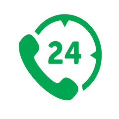 24 Hour Service Icon