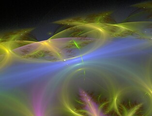 Imaginatory fractal abstract background Image