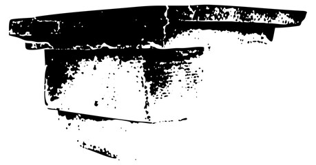 Cake slice presents texture for dessert advertising