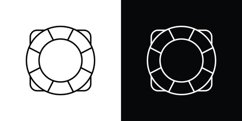 Life buoy icons pack set, ready to use vector © Surya