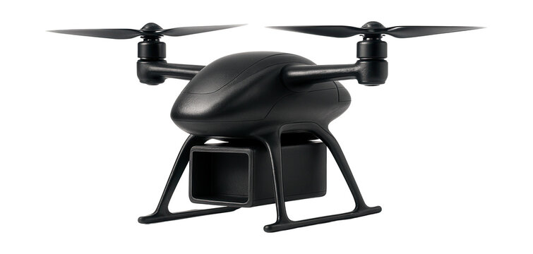 Dual-rotor vertical take-off drone designed for efficient parcel delivery. - Powered by Adobe