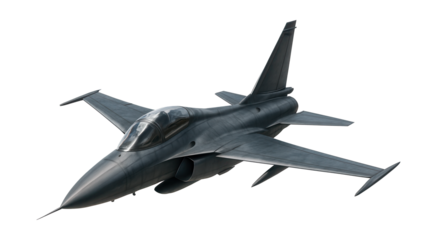 Single-seat combat aircraft featuring a bubble canopy and forward-swept wings.