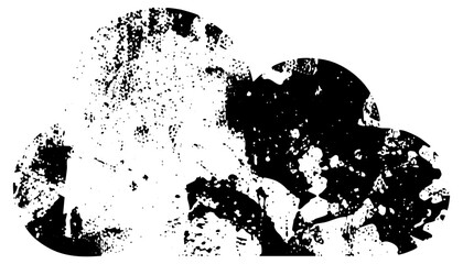 Brushstroke Shapes Compose Abstract Texture